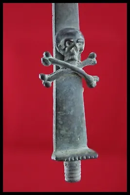 † 17th Blessed Priests Bronze Cross Memento Mori Excorcism Crucifix Skull Bones† • $699.99