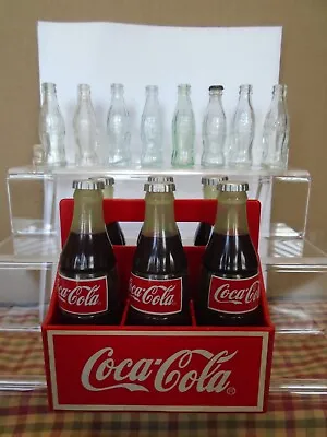 Coca Cola Replica Desk Set Eight  2 In. Miniature Bottles • $39.99