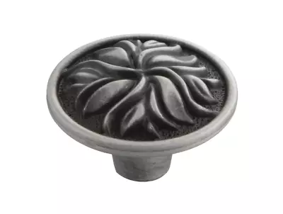 Hickory Hardware Mayfair 1-3/8  Cabinet Knob | Satin Pewter Antique | P3093-SPA • $6.85