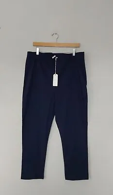 Ideal World Maison De Nimes Capri Trousers  Navy Blue Size XL  Length 25   BNWT  • £8