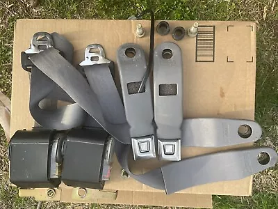 90-93 Mustang Gray Front Seat Belts Safety Belts OEM Driver & Passenger Ford • $200