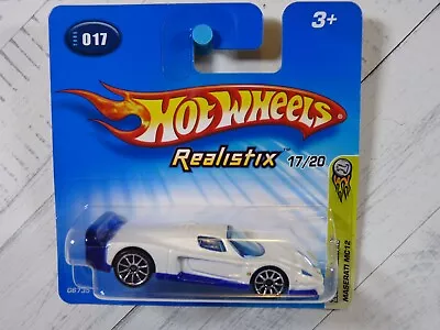 2005 Hot Wheels First Editions Maserati MC 12 Error 17/20 Short Card - HTF 1:64 • $85