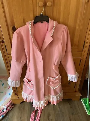 Pink Custom Plus Size Bunny Ear Long Lolita Winter Coat • $130