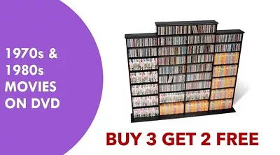 1970s & 1980s Movies On DVD - Buy 3 Get 2 Free • £1.50