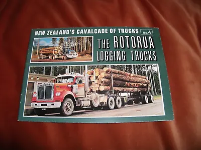 £10 • Buy NEW ZEALAND'S CAVALCADE OF TRUCKS No.4 ROTORUA LOGGING TRUCKS. 1980. DAVID LOWE