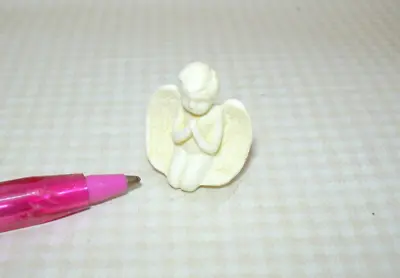 Miniature Sweet Praying Child Angel Figure (IVORY) 15/16  Tall: DOLLHOUSE 1:12 • $3.49