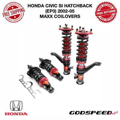 Godspeed Maxx Coilovers Suspension Kit Fits 02-05 Honda Civic Si Hatchback (EP3) • $930