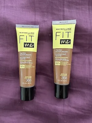 + Maybelline 30ml Fit Me Shine-Free Tinted Moisturizer Natural Coverage Aloe 368 • $5.74