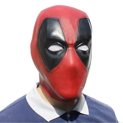 Deadpool Cosplay Costume Mask Latex Full Head Helmet Hallowen  • $32.84