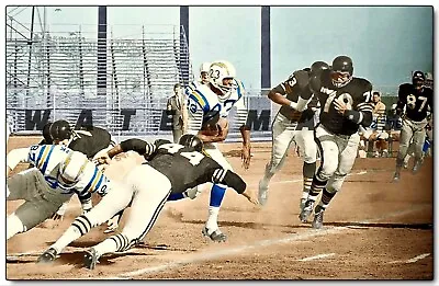 Chargers At Oakland 1961 Vintage AFL Print  (comes In 3 Sizes) • $24.95