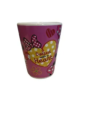 Disney Valentines Day Minnie Mouse Dotted With A Heart Coffee Tea Cocoa Mug Cup • $7.99
