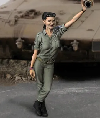 1/35 Resin Soldiers Figures Model Kit Tank Girl Unassembled Unpainted • $10.93