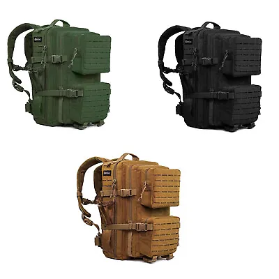 30L Outdoor Military Molle Tactical Hiking Camping Waterproof Rucksack Backpack • $19.95