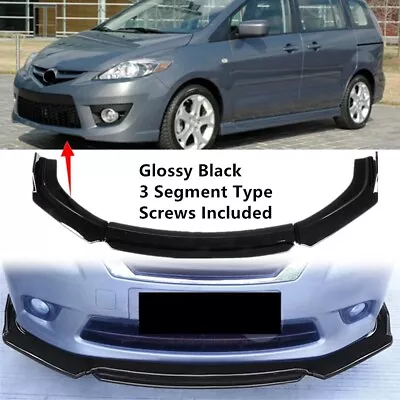 Add-on Universal Fit For Mazda 5 2006-2010 Front Lip Spoiler Splitter 2 Layer • $51.99