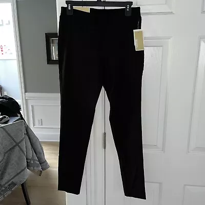 Michael Kors Super Skinny Pull On Black Pants Size Medium Ankle Length NWT • $34.99