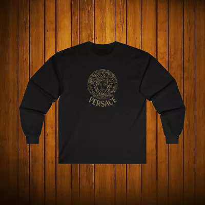 New Versace Medusa Long Sleeve Black T-Shirt You Can Request Color • $38