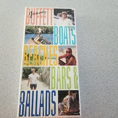 $19.99 • Buy Vintage Jimmy Buffett  Boats, Beaches, Bars & Ballads Cassette Tape Box Set