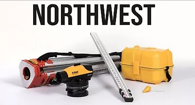 Northwest Instruments 32x Contractor's Auto-Level Package With Rod In INCHES • $279