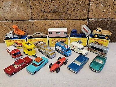 Vintage 1960s /MATCHBOX LESNEY - Cars Lot. • $128.50