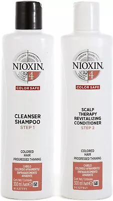 Nioxin System 4 Cleanser 300 Ml And Scalp Therapy Conditioner 300 Ml Duo ....... • $34.95