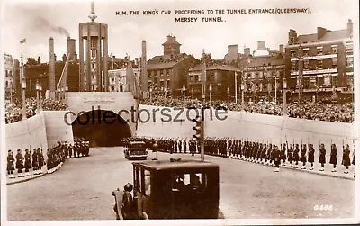 1934 Mersey Tunnel Opening By King George V Real Photo Postcard Unposted • £8.43