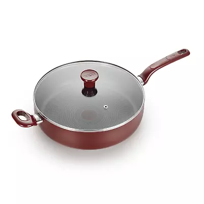 T-fal Easy Care Nonstick Cookware Jumbo Cooker 5 Quart Red B0898264 • $22.88