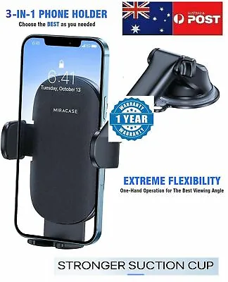 Gravity Universal Car Phone Holder Mount For Dashboard Windshield IPhone Samsng • $58.90