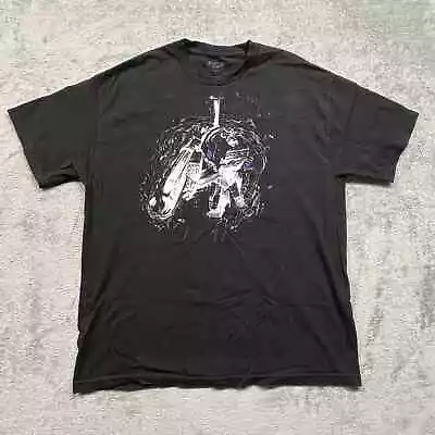 Bait X Transformer Mens Megatron Black T Shirt Crewneck Graphic XL • $15