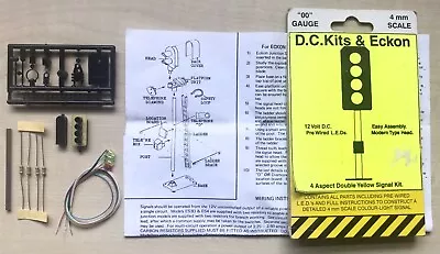 Eckon Colour Light Signal Es4 With Modern Head Adapter 4 Aspect D.c. Kits. • £12.95