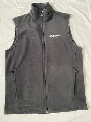 Colombia Fleece Vest Black Men’s Small • $6.50