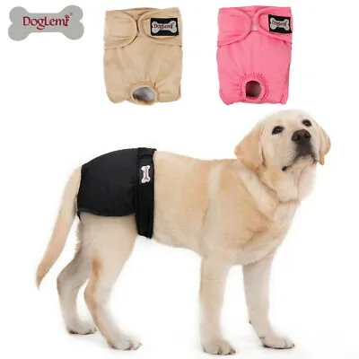 £8.81 • Buy Female/Male Dog Diapers Reusable Leakproof For Pet Washable Puppy Sanitary Pants