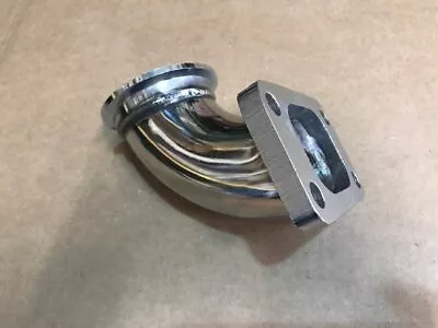 $48 • Buy 90 DEGREE 3  Vband Adapter Flange T4 Turbo Stainless SS V Band V-Band Adaptor