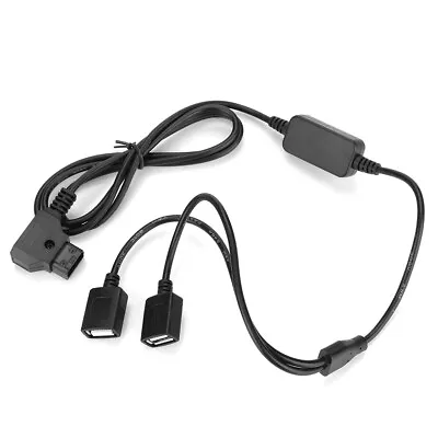 D Tap B Port To 5V Dual USB Power Cable For Camera Anton V Mount Battery Cha GDS • £18.70