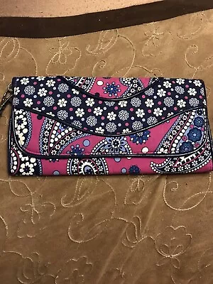 Vera Bradley Wristlet Clutch Womens Purple Boysenberry • $12