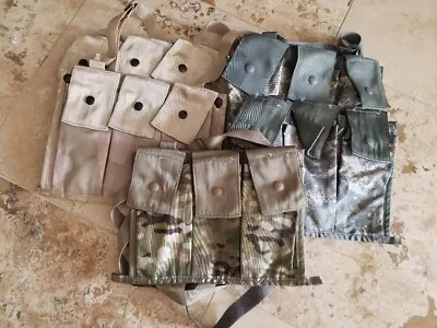 USGI OCP Molle II Bandoleer 6-Mag Pouch Plus 2 ACU 2 DCU Bandoliers All NEW • $29.99