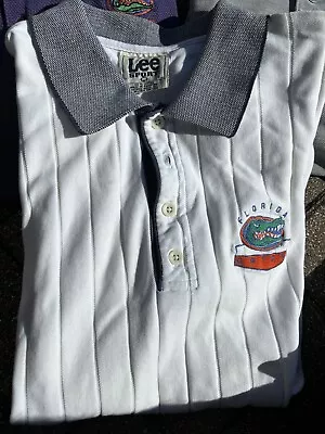 Vintage Florida Gators Polo Shirt UF Men’s M Football Albert Logo Lee Sport 90s • $12