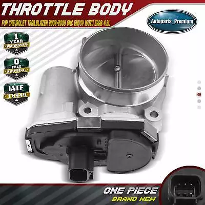 Throttle Body With Sensor For Chevy Trailblazer 08-09 GMC Envoy Isuzu Saab 4.2L • $64.99