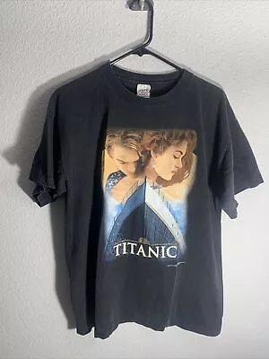 Vintage 1990s Titanic Movie Promo T-Shirt 90s U.S. T's 707 1998 Single Stitch XL • $109.97