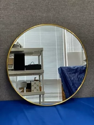 Hub Mirror 18  Round Brass Gold - Timeless Home Decor By Umbra • $39.99