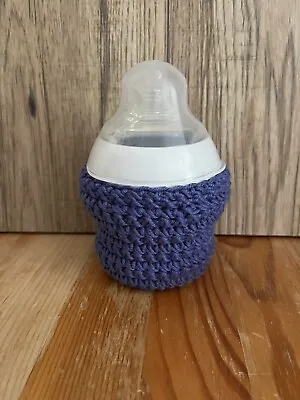 Cotton Crochet Baby Bottle Cover - Tommee Tippee - Small 150ml/5 Fl Oz Size • £2.50