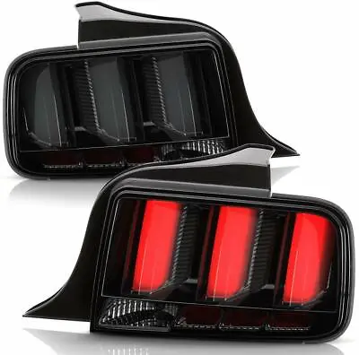 Ford 05-09 Mustang Smoked LED Tube Sequential Turn Signal Tail Brake Lights • $342.48