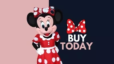 Minnie Mouse Inspired Mascot Costume |  Cosplay Party Adult Mascot Costume • $750