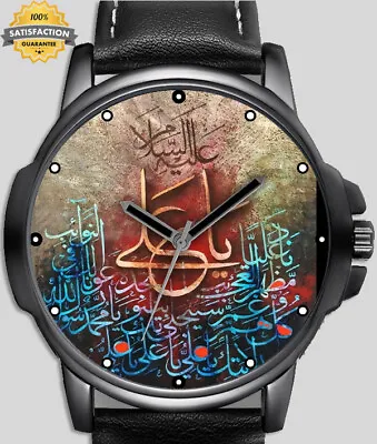 Ya Ali Ra Islamic Art Calligraphy  Unique Unisex Beautiful Wrist Watch UK FAST • $39.75