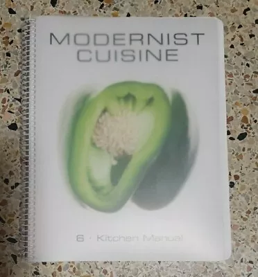 Modernist Cuisine: Kitchen Manual ~ Volume 6 Only ~ Spiral Bound • $49.99