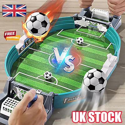 Funny Football Table Game For Kids Adults Tabletop Soccer Interactive Toys Gift • £3.55