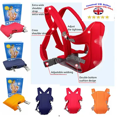 £14.49 • Buy Adjustable Infant Baby Carrier Wrap Sling Hip Seat Newborn Backpack Breathable