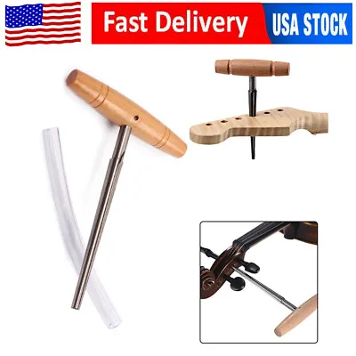 Violin Guitar Bridge Pin Hole Reamer Tapered Fluted Bass Luthier Repair Cut Tool • $19.20