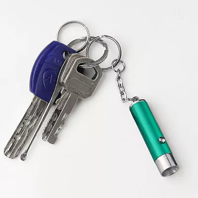 Mini UV Light Keychain Anti-lost Black Lamp Torch Key Ring Backpack Supplies  • $9.55