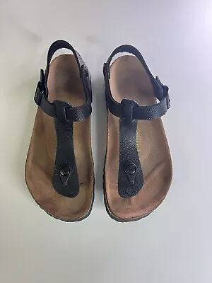 £39.99 • Buy Birkenstock Kairo Regular Fit Papillio Largato Black Sandals - UK 3.5/EUR 36