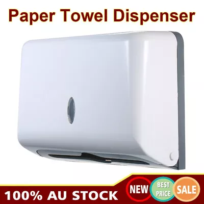 Paper Towel Dispenser Wall Mounted Bathroom Tissue Hand Paper Towel Holder Box • $31.99